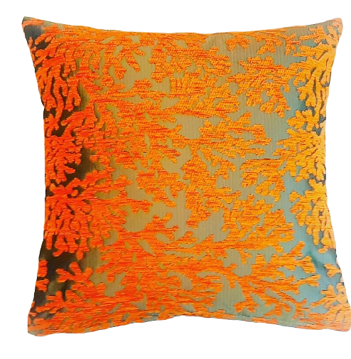 Bahman - Cuscino a Corallo Arancione